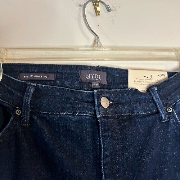 NYDJ High Rise Billie Mini Bootcut Jean 20W - Picture 4 of 5